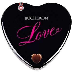 конфеты BUCHERON LOVE черное сердце ж/б 170 г 1 уп.х 5 шт.