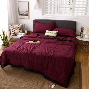 Viva home textile Комплект постельного белья Однотонный Сатин с Одеялом (простынь на резинке) FBR016