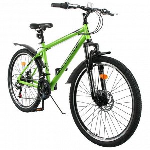 Велосипед 26" Progress модель Advance Disc RUS, цвет зелёный, размер 17"