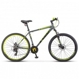 Велосипед 27,5" Stels Navigator-700 MD, F020, цвет серый/желтый, размер 21"