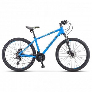 Велосипед 26" Stels Navigator-590 D, K010, цвет синий/салатовый, размер 18"