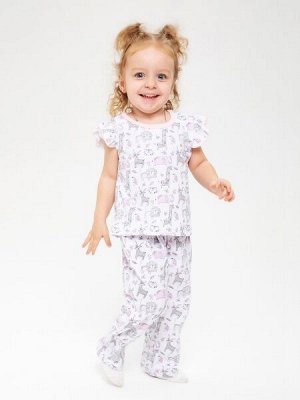 Пижама: футболка, брюки "SLEEPY CHILD" для девочки (2810663)