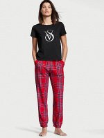 Flannel Jogger Tee-jama
