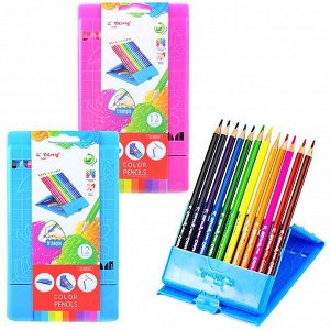Набор цветных карандашей трехгранных