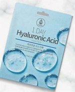 Ампульная активная маска для лица 1 Day Hyaluronic Acid Ampoule Active Mask с гиалуроновой кислотой 27 мл