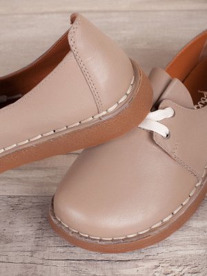 Топсайдеры/ Женские мега комфортые туфли из натуральной кожи (50114-14)