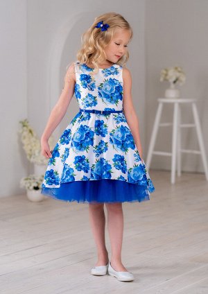 Серенада нарядное платье синий