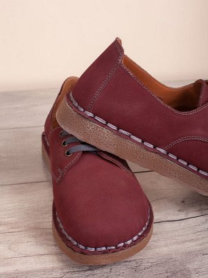 Топсайдеры/ Женские мега комфортые туфли из натуральной кожи (50105-97)