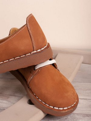 Топсайдеры/ Женские мега комфортые туфли из натуральной кожи (50114-99)