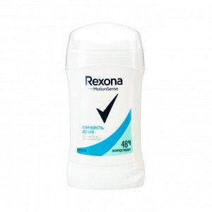 Антиперспирант твердый женский REXONA абсолютная уверенность/свежесть душа, п/б, 30 мл