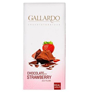 Шоколад GALLARDO MILK STRAWBERRY 80 г