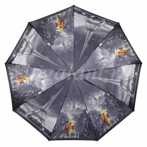 Зонт женский 1250 Popular 3 сл автомат сатин Paris Autumn