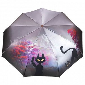 Зонт женский 4022 Universal автомат с кошками