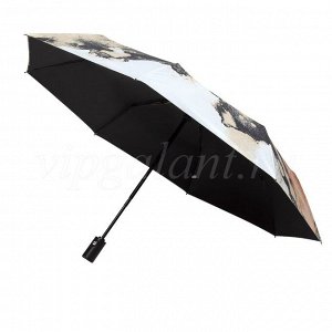 Зонт женский Banders LUX1120 оптом 3 сложения блэкаут