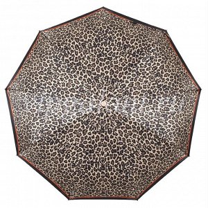 Зонт женский 2007 Meddo 3 сл с/а 9 спиц сатин леопард