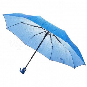 Зонт женский 23825R RAINDROPS 3 сл с/а полиэстер 3D капли