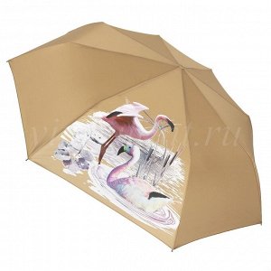 Зонт женский 23872 RAINDROPS 3 сл с/а 8 спиц flamingo