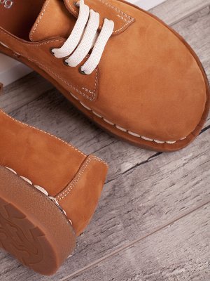 Топсайдеры/ Женские мега комфортые туфли из натуральной кожи (50105-99)