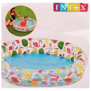 Бассейн надувной INTEX «Фрукты», 122x25 см, от 2 лет, 59421NP