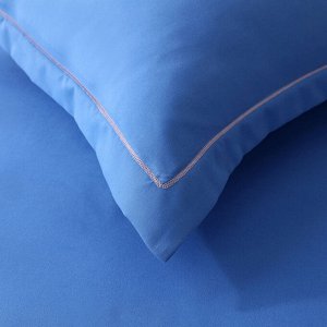 Комплект постельного белья Однотонный Сатин с Одеялом FB013