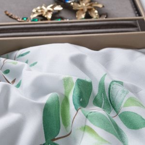 Viva home textile Комплект постельного белья Сатин с Одеялом (простынь на резинке) OBR069