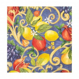 Скатерть Этель Southern fruits, 147x112 +/-2 см с ГМВО, 100% хлопок, саржа 190 г/м²