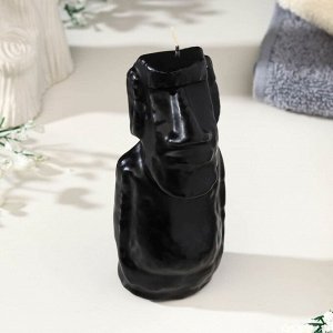 Свеча фигурная "Идол Моаи", 12,5 см, черная