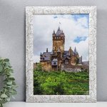 Фоторамка пластиковая 21х30 см 742 паутинка (пластиковый экран)