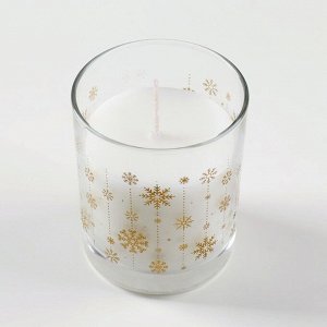 Ароматическая свеча в стакане "Зимний жасмин"