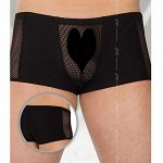 Шорты мужские с сеткой SoftLine Collection, черные - M