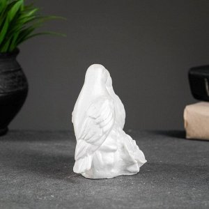 Фигурка гипс «Голуби», перламутровый, 12x12x7 см