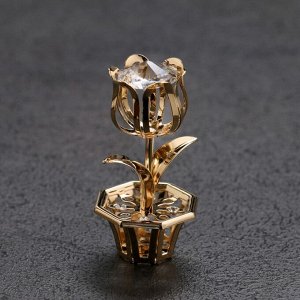 СИМА-ЛЕНД Сувенир «Цветочек»,с кристаллами