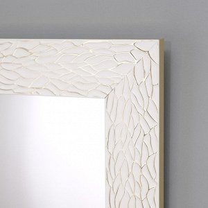 Зеркало настенное, прямоугольное мал., белое 45х55х1.7 см
