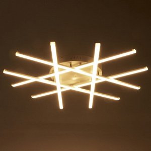 Люстра 1693/6 LED 108Вт 3000К белый 75.5х75.5х8 см