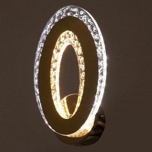 BayerLux Бра 1835/1GD LED 38Вт 3000К хромированное золото 16,5х7,5х28,5 см