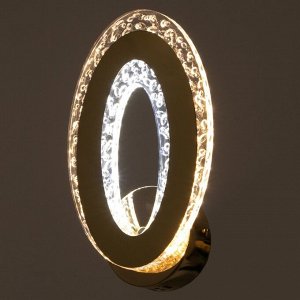 BayerLux Бра 1835/1GD LED 38Вт 3000К хромированное золото 16,5х7,5х28,5 см