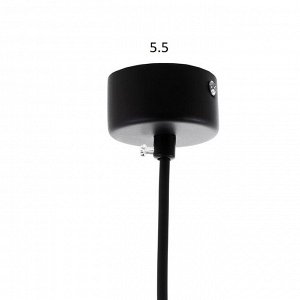 Светильник 1576/1BK LED 3Вт 4000К черный 4х4х40 см