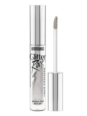 LUXVISAGE Тени для век жидкие GLITTER ROCK NEW! тон 301 SILVER RAIN