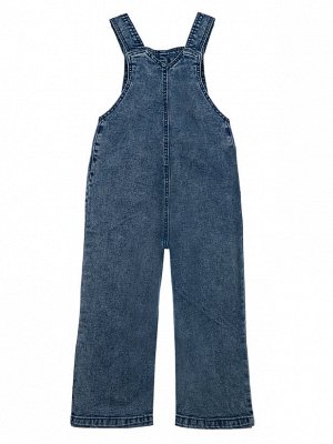 Комбинезон текстильный джинсовый для девочек