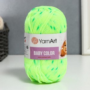 Пряжа "Baby color" 100% акрил 150м/50гр (274 салат)