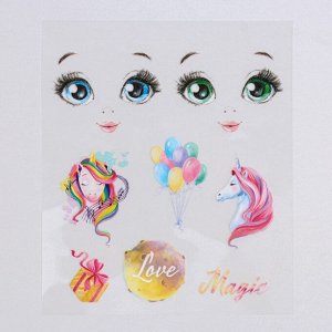 Термопереводки для кукол «Мечты», 14.5 x 23.5 см