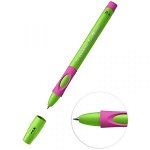 Ручка шариковая Stabilo &quot;LeftRight&quot; для ПРАВШЕЙ, синяя, 0,8мм, грип, зеленый/малиновый корпус