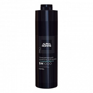Тонизирующий шампунь для волос с охлаждающим эффектом ALPHA HOMME PRO, 1000 мл