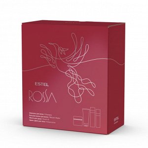 Набор парфюмерных компаньонов ESTEL ROSSA (шампунь, бальзам-маска, масло для душа, крем-суфле для тела)