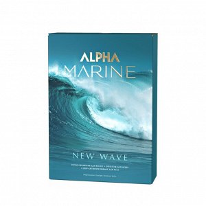 Эстель Косметический набор New Wave ALPHA MARINE для мужчин (шампунь 250 + гель для душа 200 + антиперспирант дез-т 50) мл,Estel
