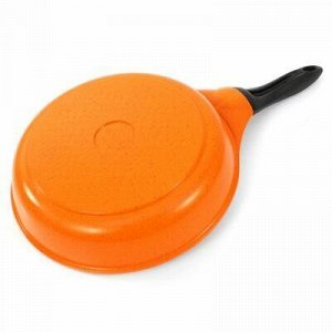 Сковорода с керамическим покрытием "Оранж" 24см, ручка из термостойкого пластика (Корея)