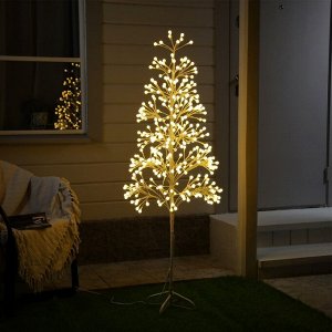 Luazon Lighting Светодиодное дерево «Шарики» 1.5 м, 360 LED, постоянное свечение, 220 В, свечение тёплое белое