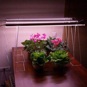 Светильник для растений линейный, 14 Вт, L872мм, розовый спектр
