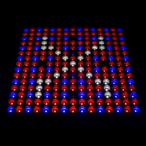 Фитопанель светодиодная, полный спектр, 36 Вт, панель, 31х31х1,2 см