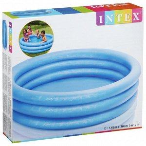 Бассейн надувной INTEX «Кристалл», 168x38 см, от 2 лет, 58446NP INTEX